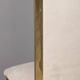 Set of 6 Vintage 1970s Chairs in Gold-Plated Brass, Designed by Renato Zevi