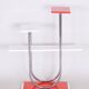 Bauhaus Czech Chrome and Lacquered Wood Flower Stand from Slezak, 1930s