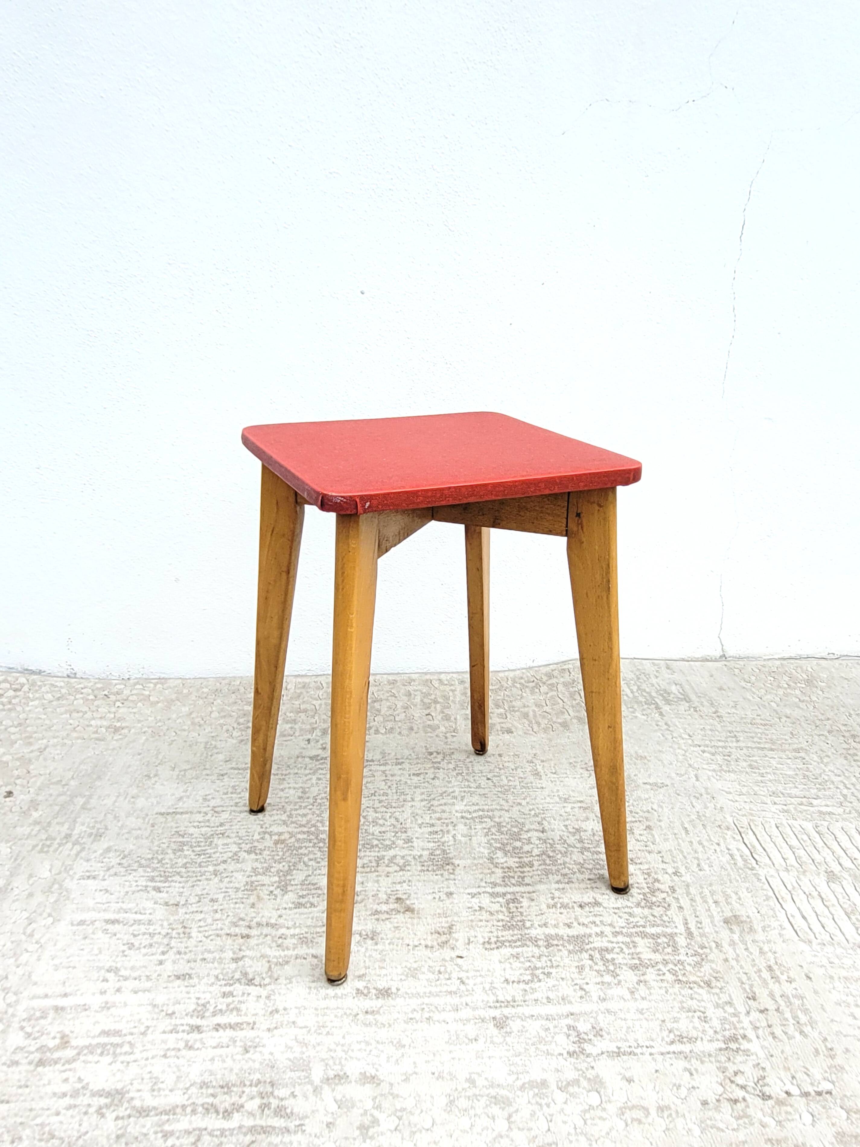 Vintage low stool 1960