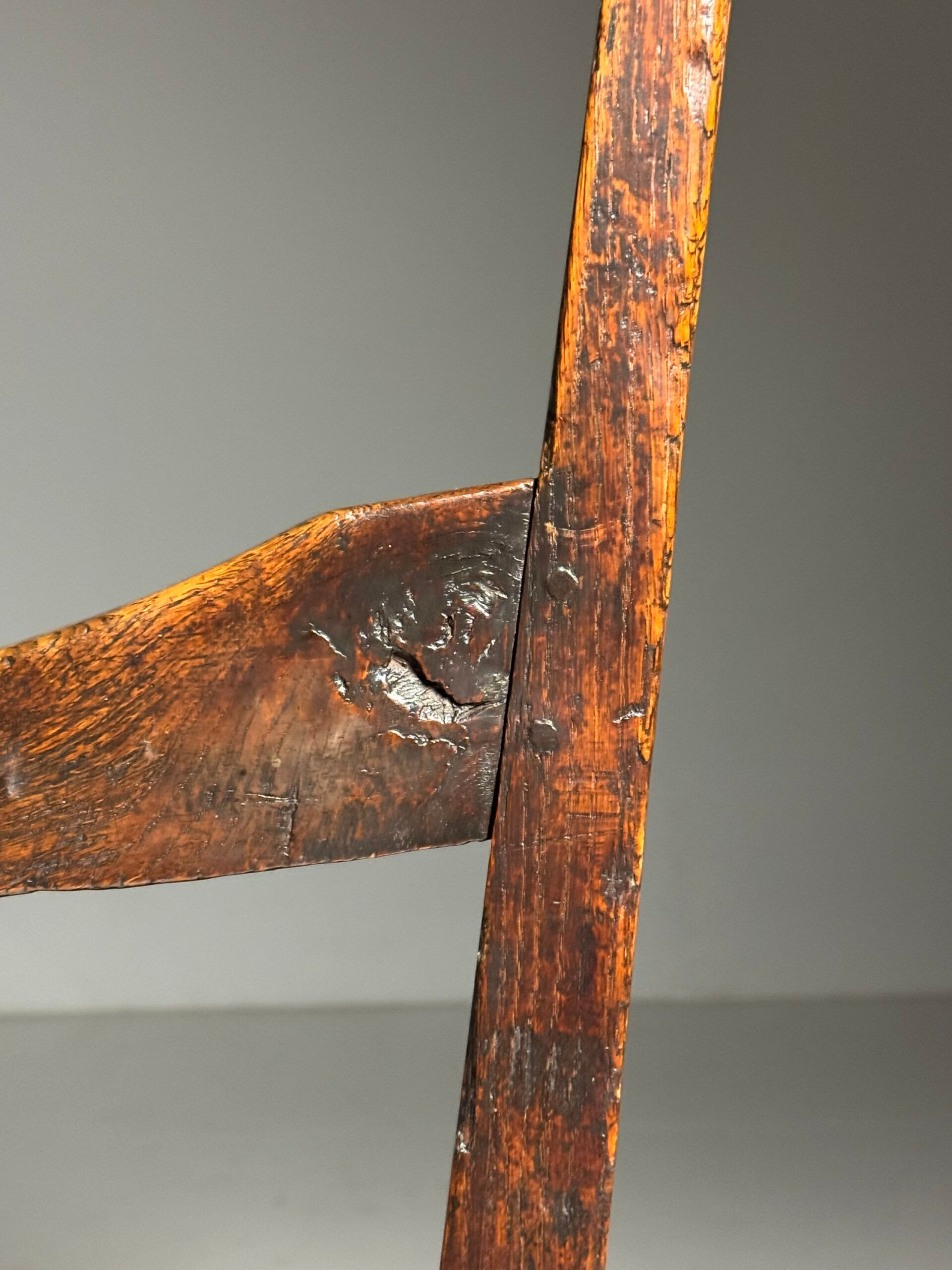 Chaise anglaise en chêne, 1650-1670
