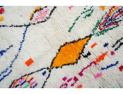 Colorful Berber carpet 266x150cm