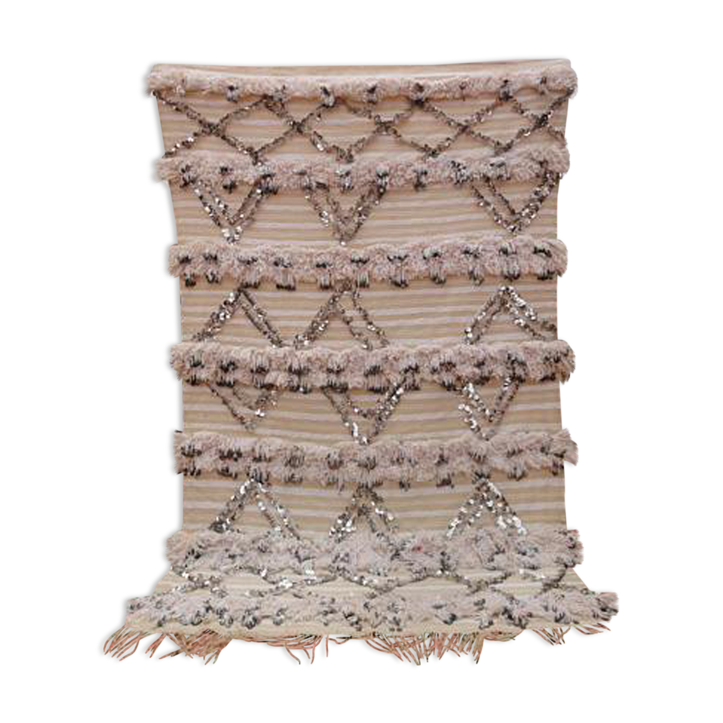 Beige Handira 165 x 110 cm