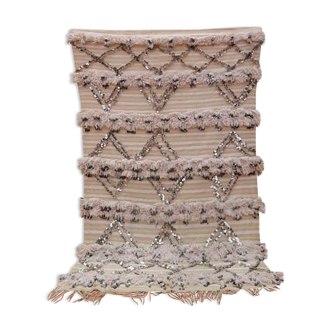 Handira beige 165 x 110 cm