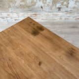 Solid oak dining table