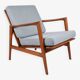 Original Scandinavian armchair Stefan, fully restored, an icon.