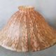 Antique Art Nouveau Glass Lampshade, Glass Globe, with Brass Holder