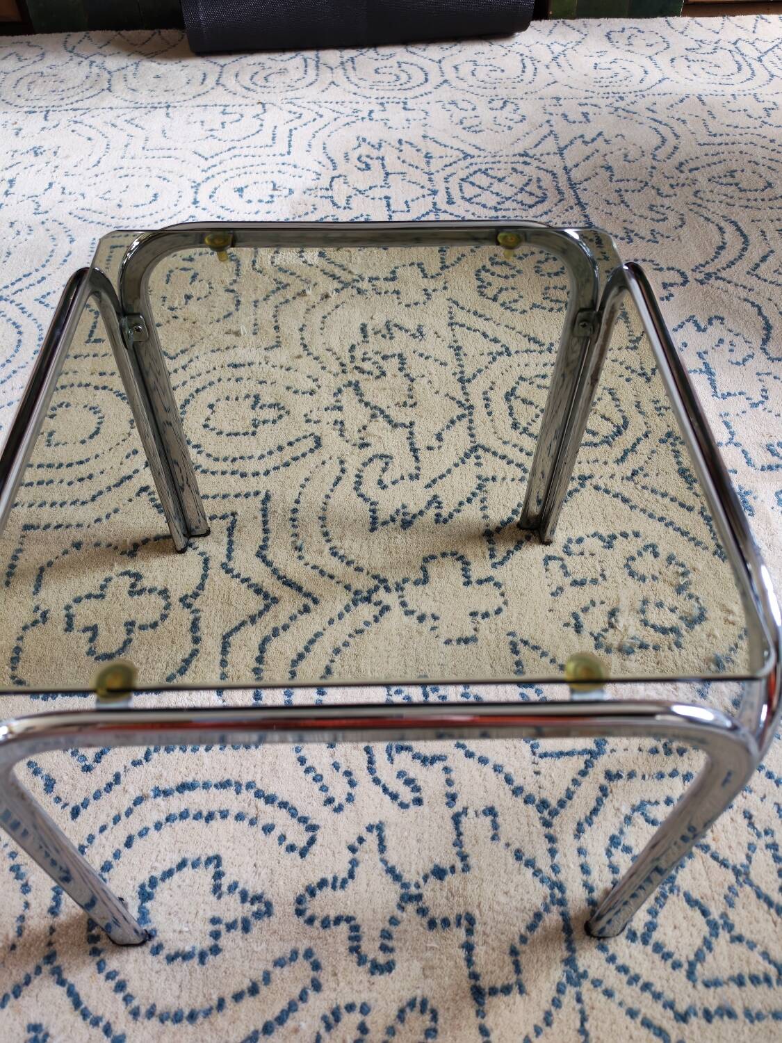 Pair of vintage 1970s side tables.
