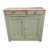 Old sage green sideboard