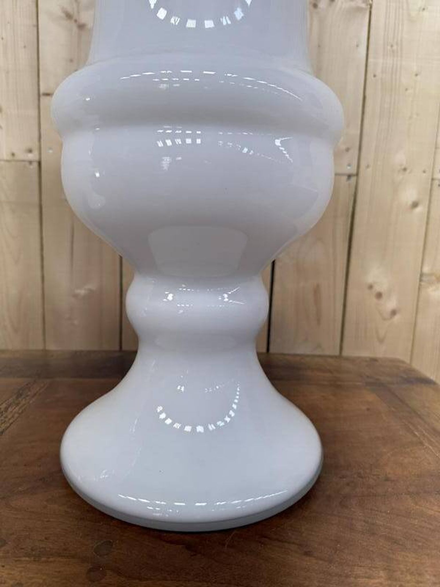 Paire de vases Médicis en verre de Murano