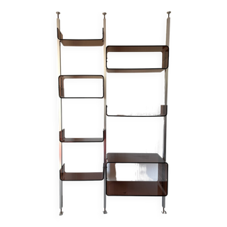 Modular bookcase, room divider by Michel Dumas