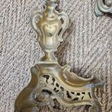 Chenets Louis XVI bronze