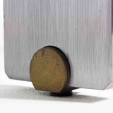 'Florian' coffee table in steel by Carlo Scarpa