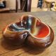 Cendrier vide poche en céramique midcentury