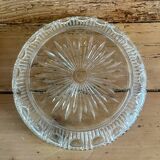 Cloche en verre ciselé
