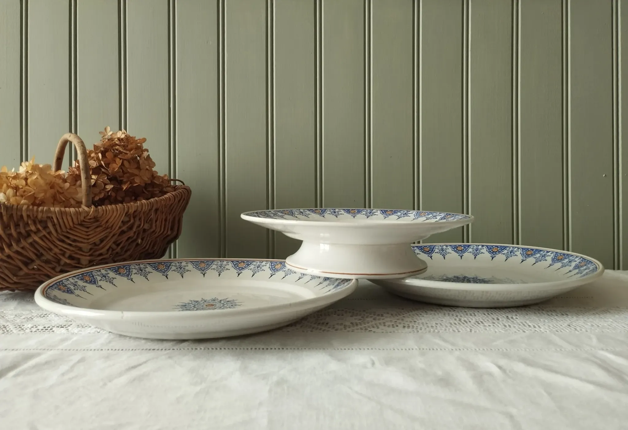 Lot de 3 plats Saint-Amand « 6014 »
