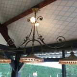 Bronze billiard chandelier