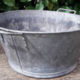 Washing basin diam41cm in zinc garden