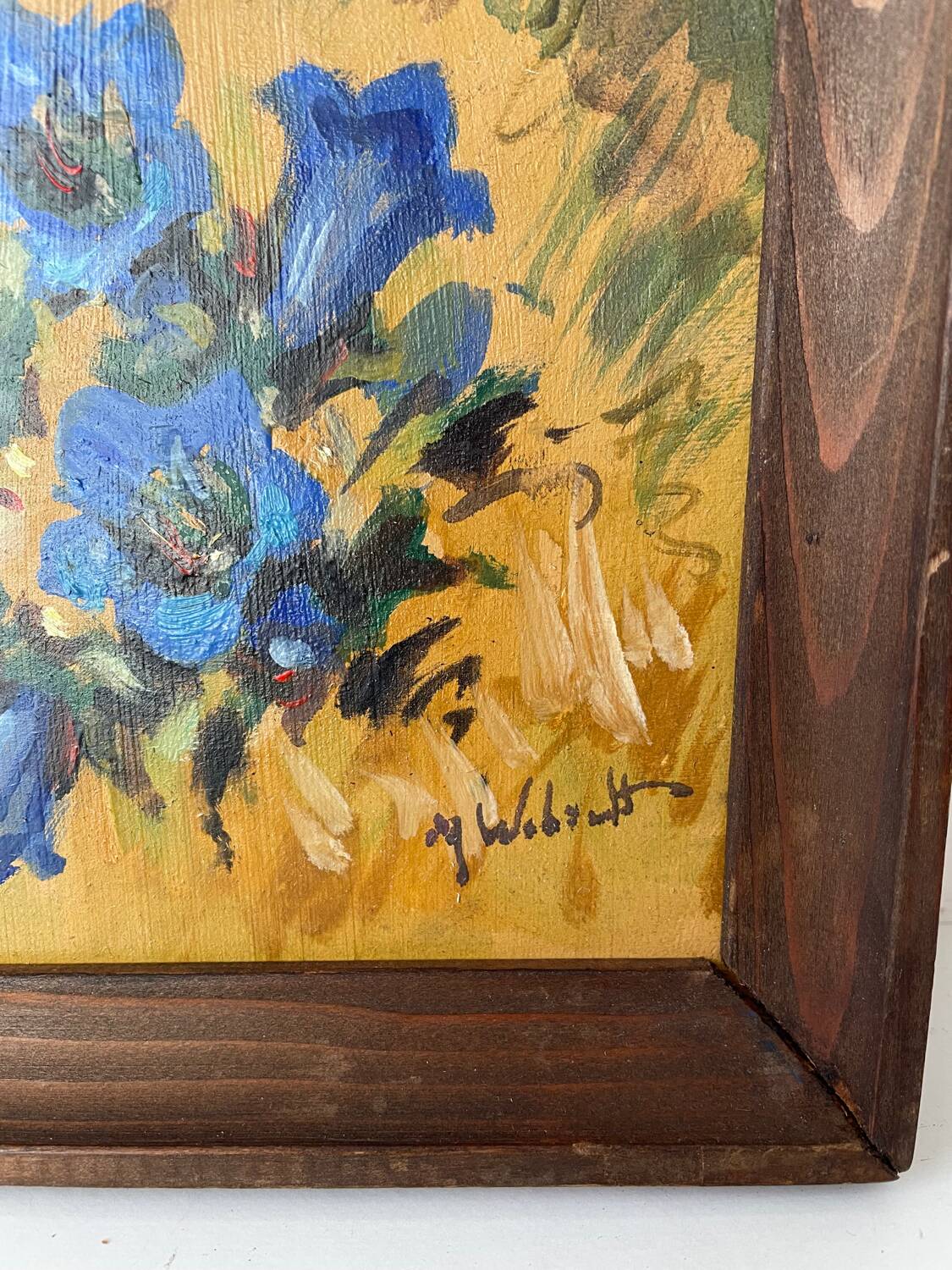 Ancienne huile sur panneau
