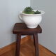 Enamelled earthenware pot with badonviller handle 30s