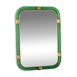 Rectangular "Torciglione" Wall Mirror Murano Glass