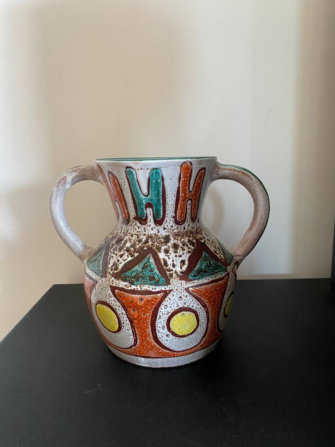 Daniel Vallauris ceramic vase