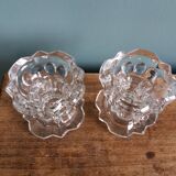 Reims glass candle holder