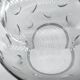 Crystal vase signed Christofle – Bubbled model – 16 cm – Perfect condition