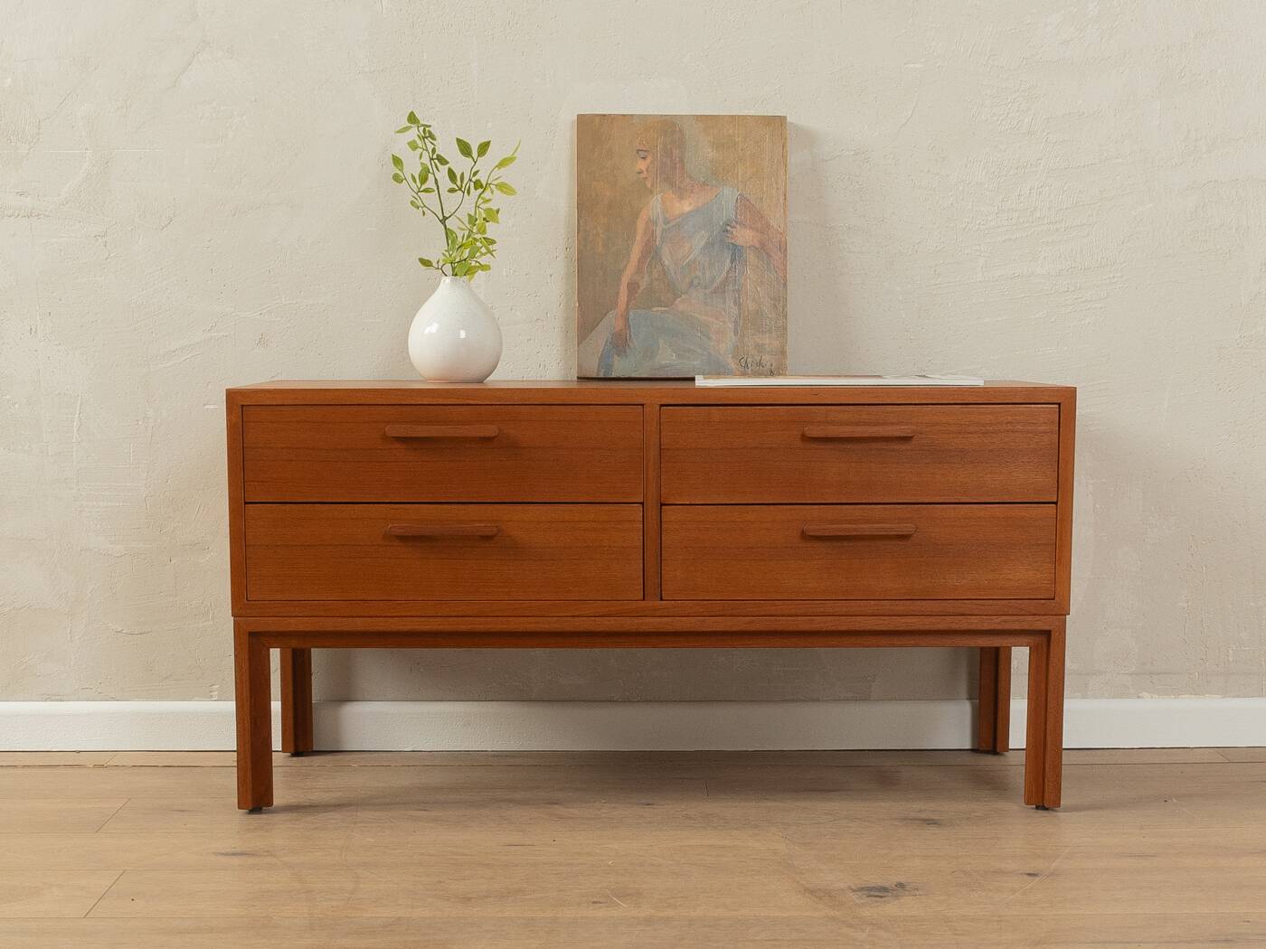 Wonderful chest of drawers by Kai Kristiansen for F.M. Møbler from the 1960s
