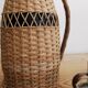 Thermos en rotin vintage
