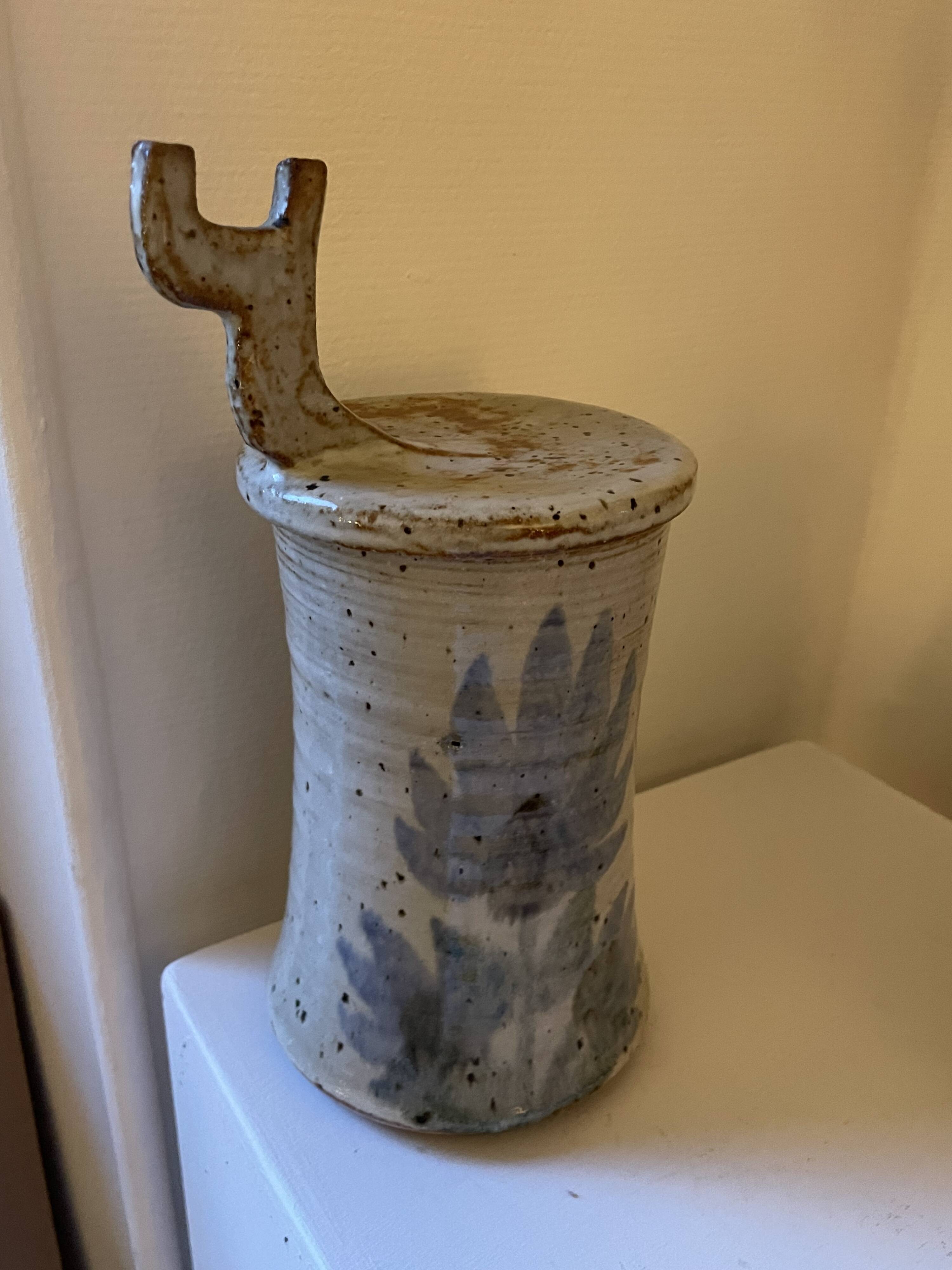 Vintage Vallauris 1950s zoomorphic ceramic pot