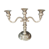 Silver metal candlestick