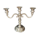 Silver metal candlestick