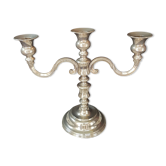 Silver metal candlestick