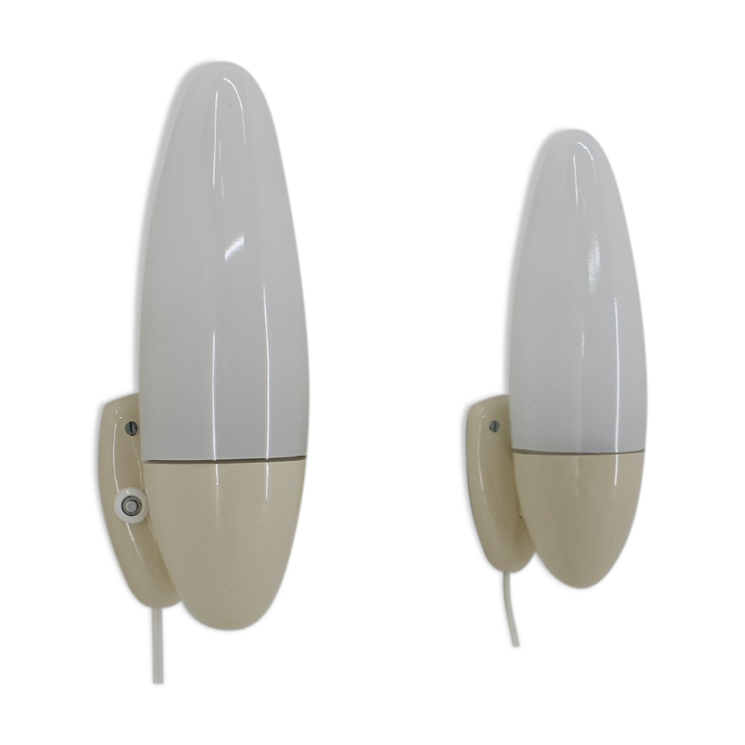 Set of two design wall lamps / rocket, 1970´s