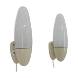 Set of two design wall lamps / rocket, 1970´s