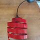 Red spiral suspension