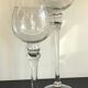 Duo of xl tealight holders in vintage crystal