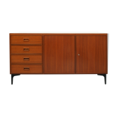 1960s sideboard in teak and formica