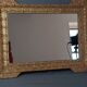 Old mirror frame wood and gilded stucco around 1900 61x46 cm sb