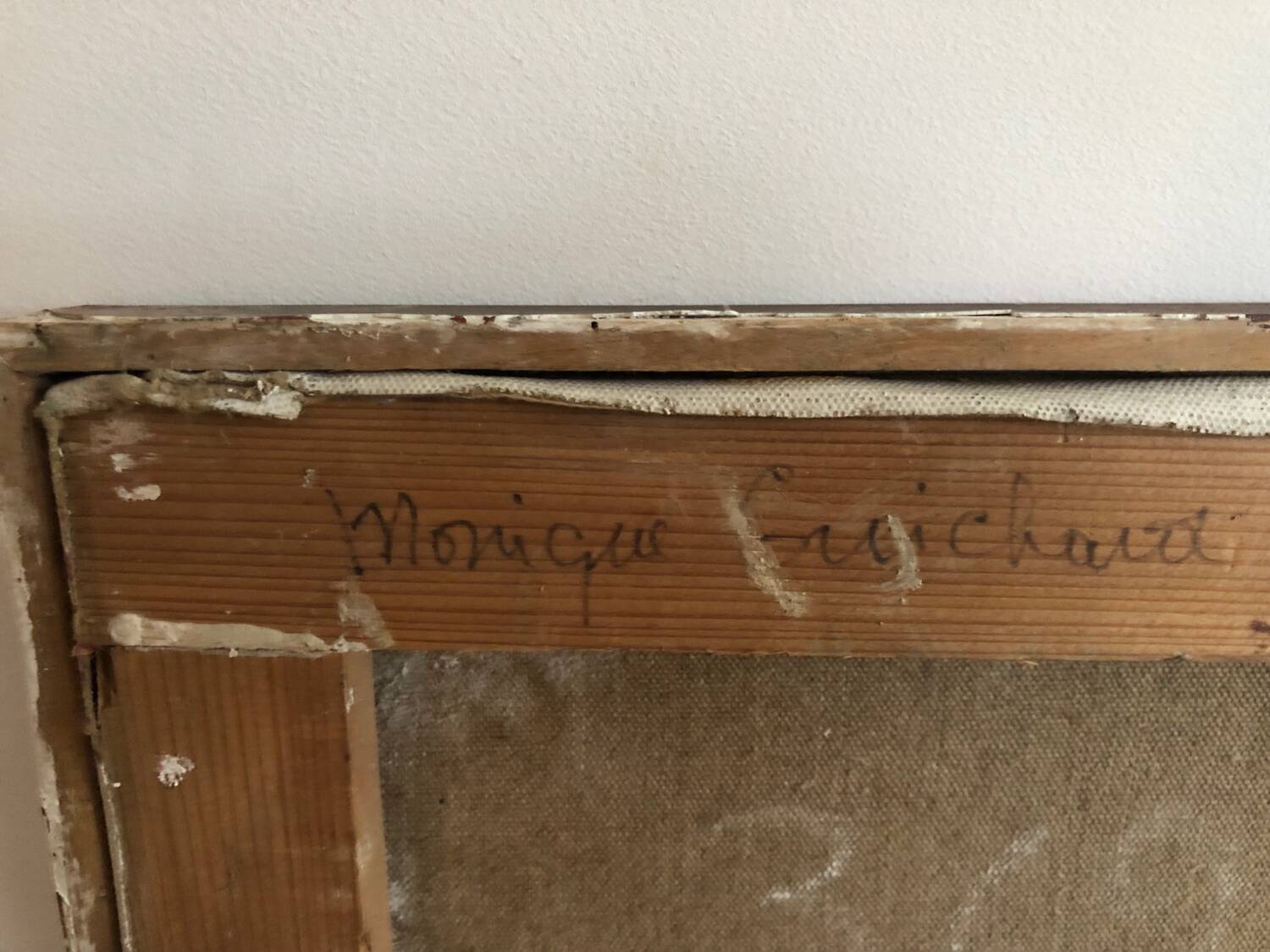 Oil painting on canvas sunset