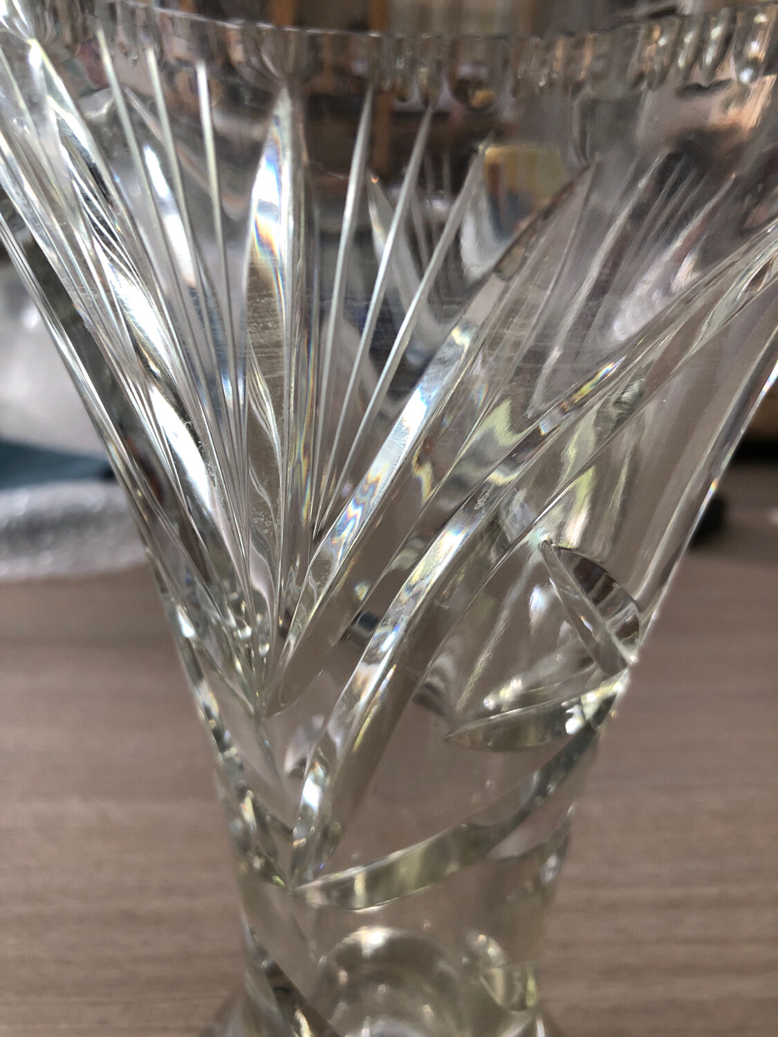 Crystal vase
