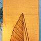 Wall hanging "Sailboat" 1970s