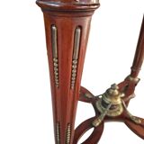 Guéridon Neoclassico in Mogano e Marmo Rosso Fine '800