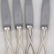 Christofle Galea, lot of 12 dessert pieces, forks, spoons, knives.