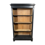 Black patina bookcase
