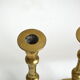 Pair of solid brass candlesticks