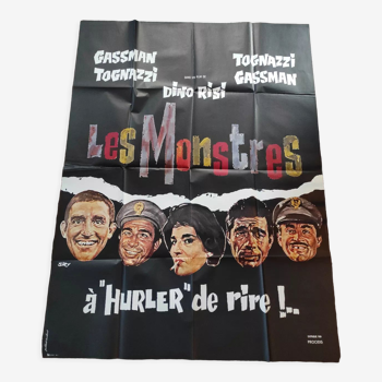 Les monstres de dino Risi affiche de cinéma réédition