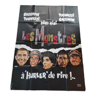 Les monstres de dino Risi affiche de cinéma réédition