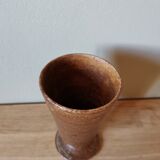 Mazagran tasse vintage grès signé La Hulotte