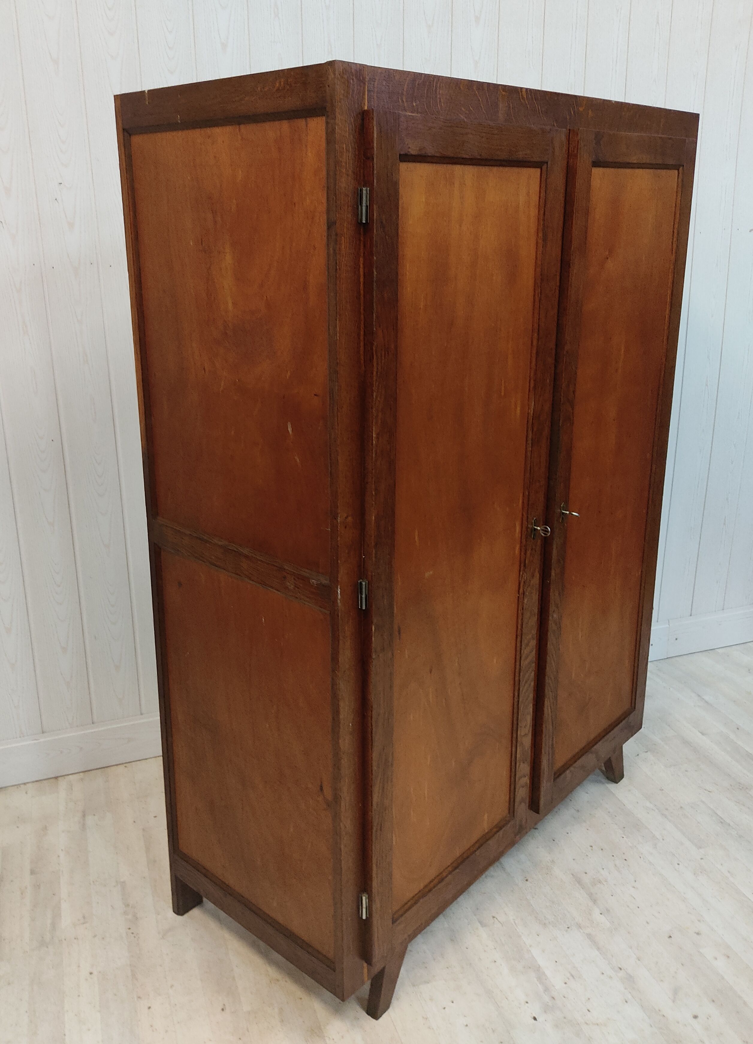 Vintage compass feet cabinet
